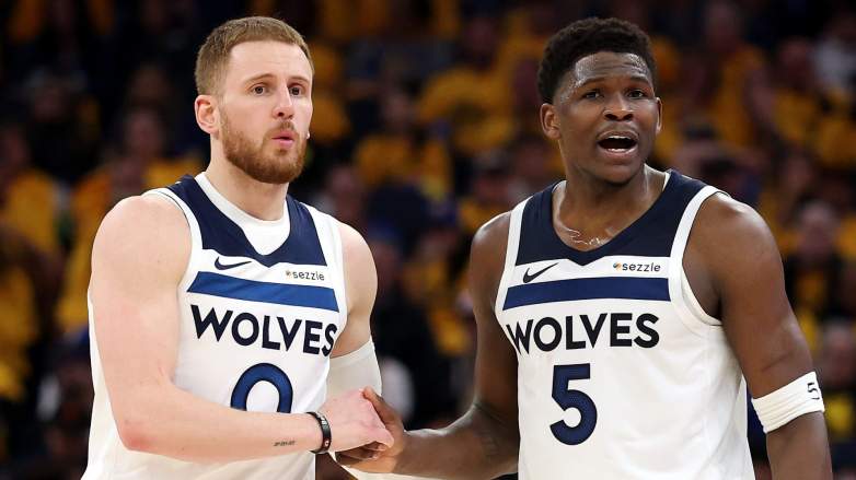 Timberwolves players react during playoff game as injuries mount