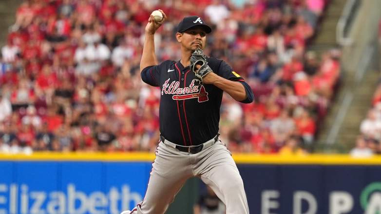 Carlos Carrasco of the Atlanta Braves