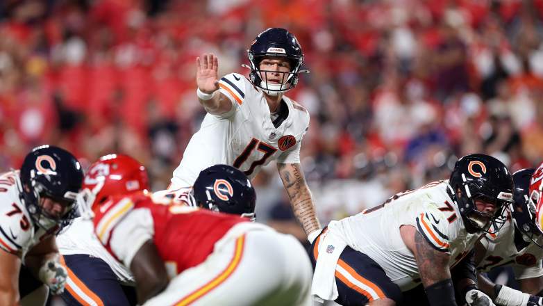 Bears QB Tyson Bagent