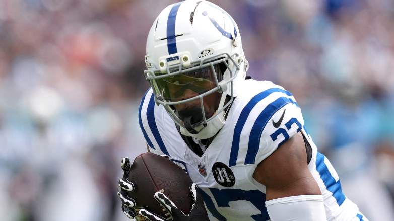 Kenny Moore II #23 of the Indianapolis Colts is a potential Cowboys trade target.