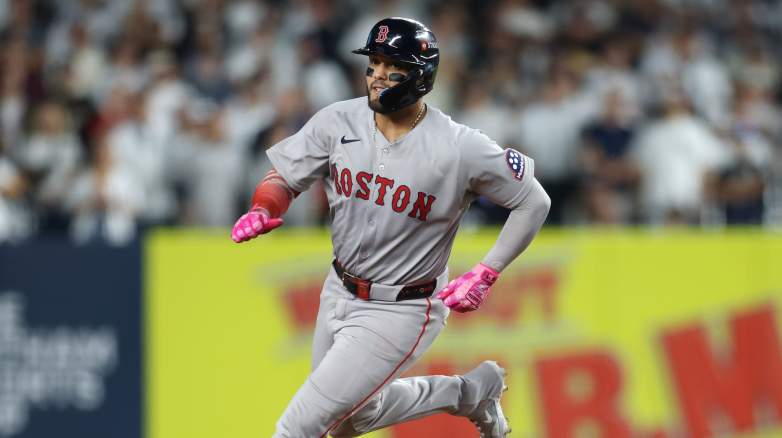 Nate Eaton of the Boston Red Sox