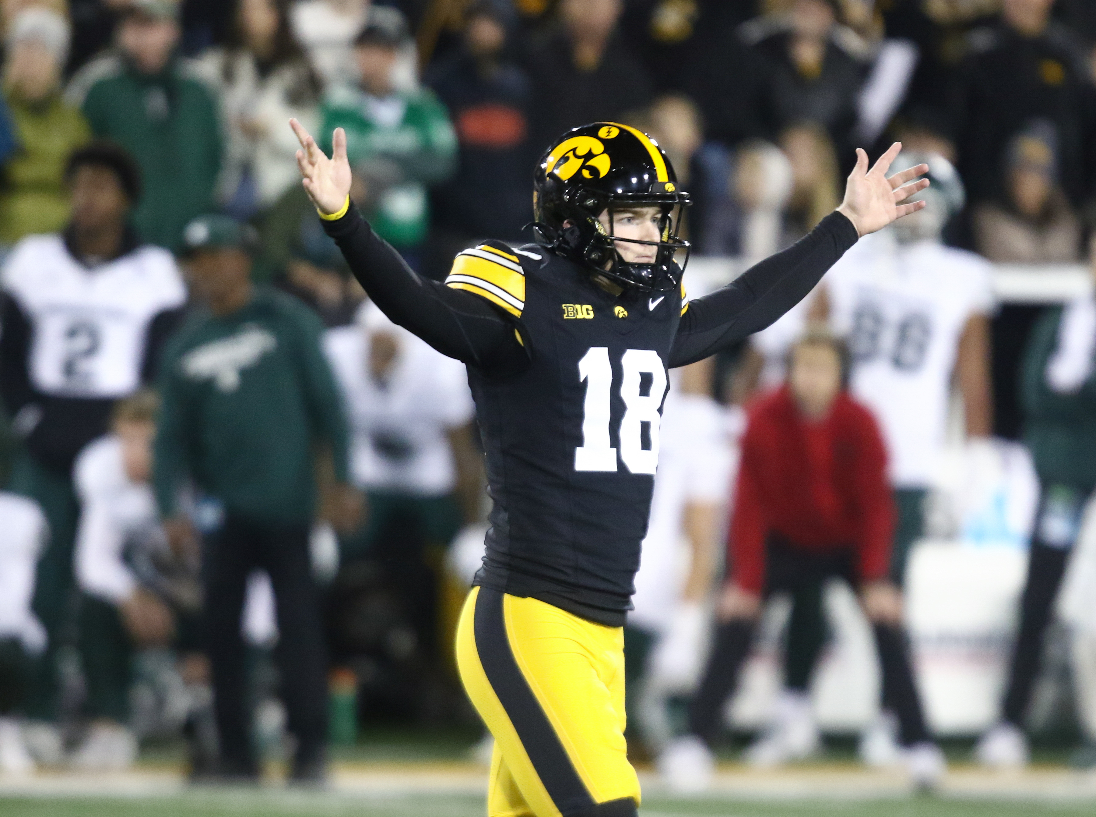 Commanders sign Iowa kicker Drew Stevens after minicamp invite.