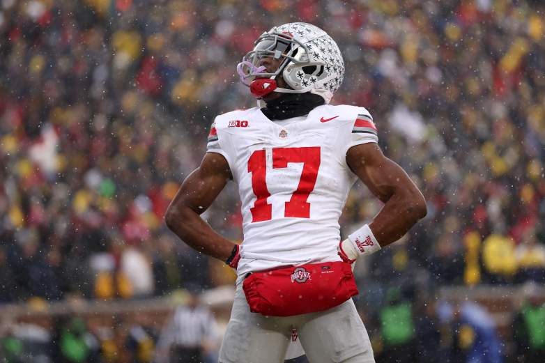 Ohio State wide receiver Carnell Tate