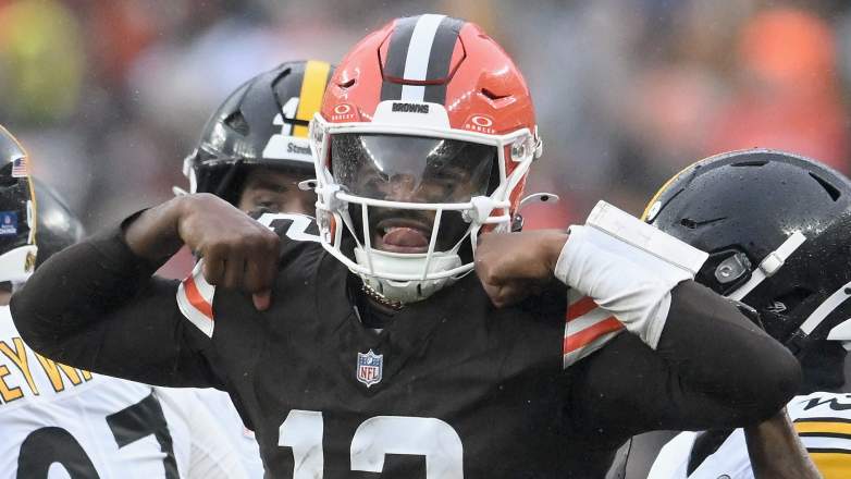 Shedeur Sanders #12 of the Cleveland Browns