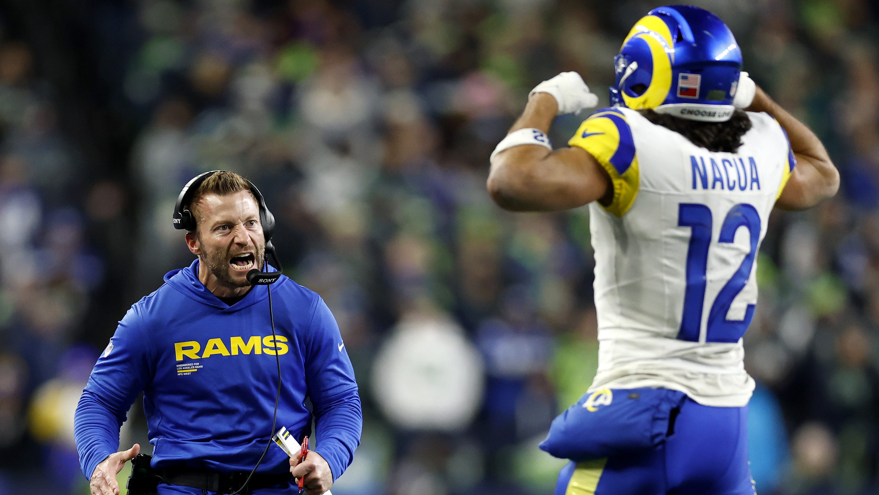 Puka Nacua & Sean McVay