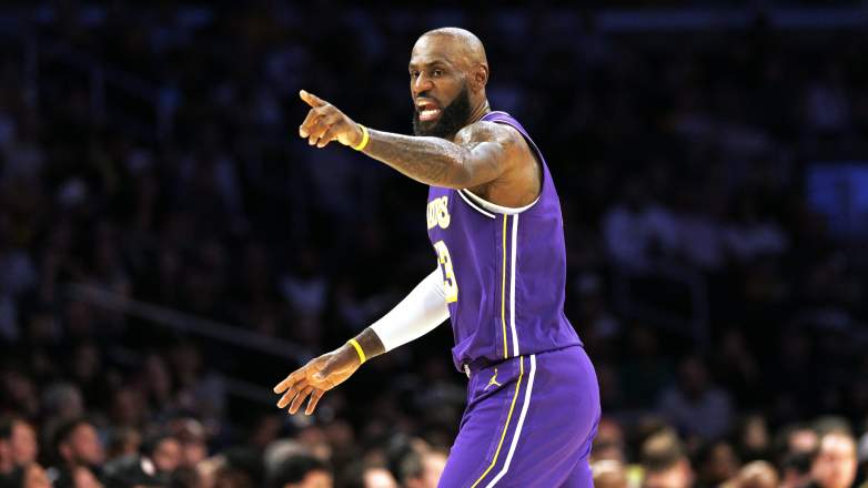 Los Angeles Lakers forward LeBron James