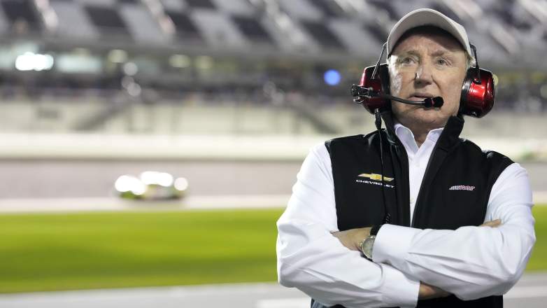Richard Childress during NASCAR Cup Series qualifying at Daytona International Speedway