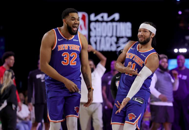 Jalen Brunson, Karl-Anthony Towns, New York Knicks, noticias de los Knicks, playoffs de los Knicks, serie de playoffs de primera ronda Knicks vs Hawks