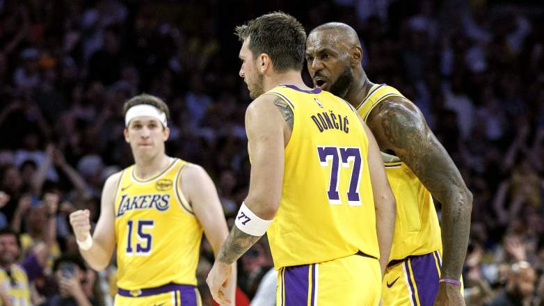 Los Angeles Lakers playoff seeding scenarios, Lakers news, Lakers vs. Thunder, Luka Doncic injury update, LeBron James injury update, Austin Reaves injury update, Lakers injury report