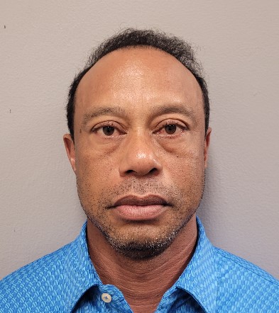 Tiger Woods' mugshot.