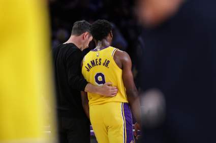 NBA World Reacts To Bronny James’ Performance In Lakers-Mavs Game