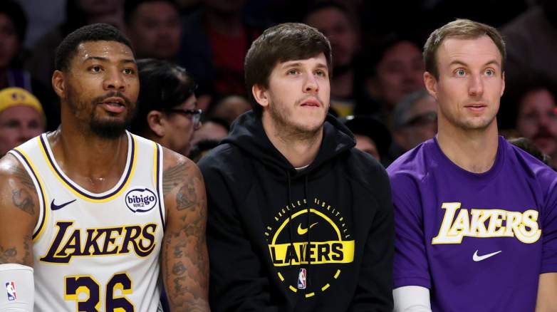 Austin Reaves sits on Lakers bench as return for Game 5 approaches