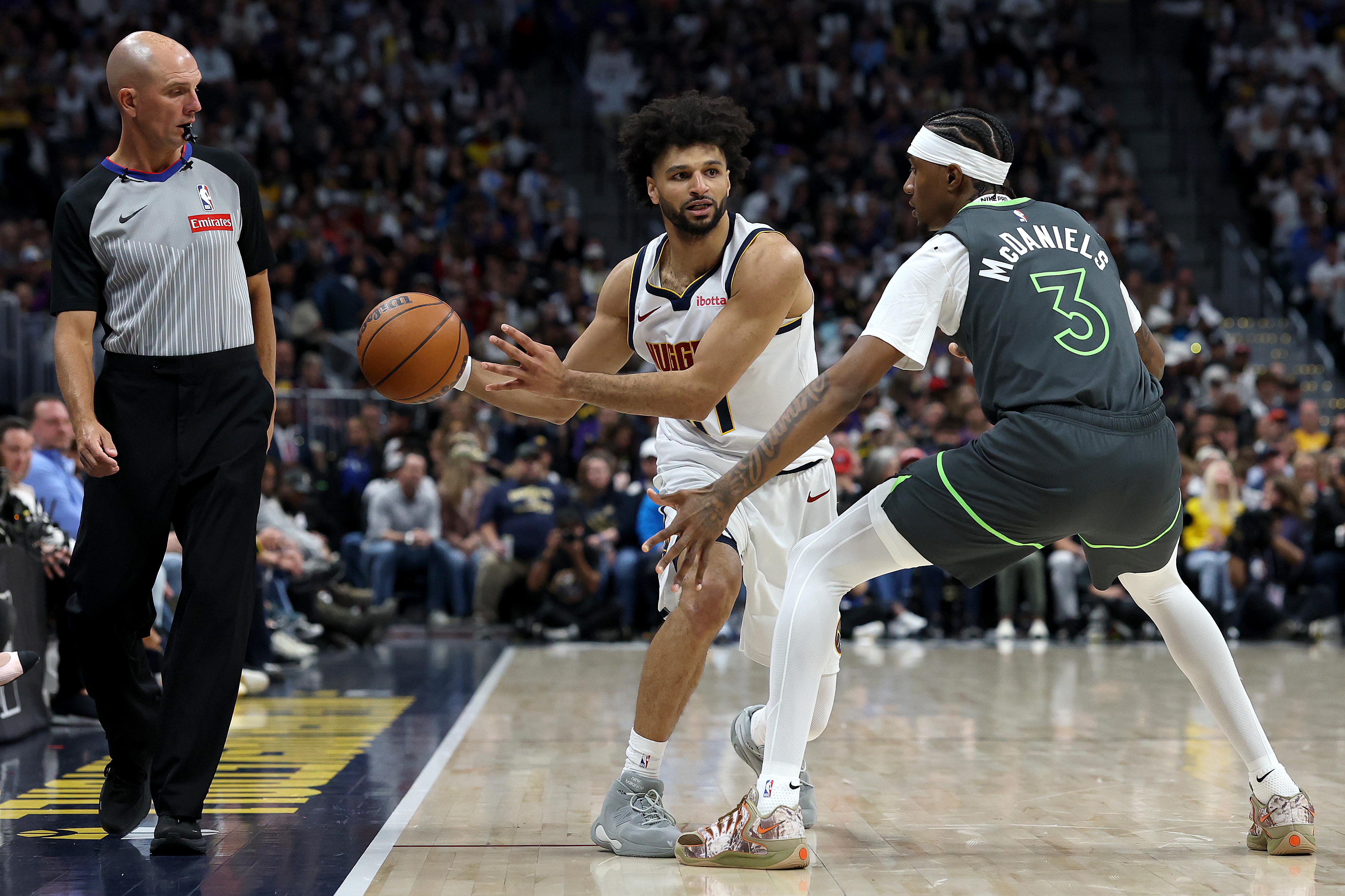 Game 3 of the Nuggets-Timberwolves series goes to Minnesota. 