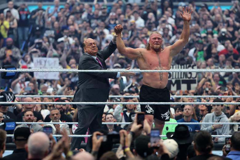 Paul Heyman and Brock Lesnar
