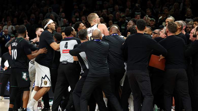Nikola Jokic, Jaden McDaniels, NBA playoffs, Denver Nuggets vs Minnesota Timberwolves Game 4, Jokic McDaniels fight, NBA news, Jokic fined fight McDaniels