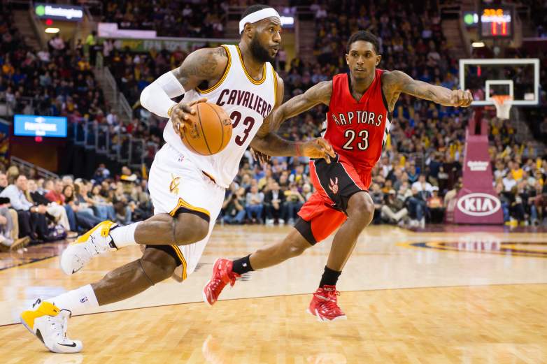 LeBron James and Lou Williams