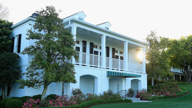 Augusta National Golf Club clubhouse during Masters Tournament week
