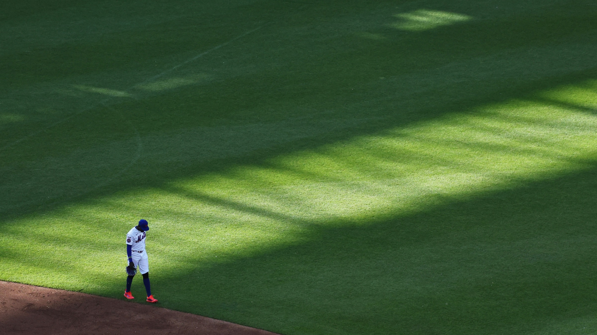 Ronny Mauricio #0 of the New York Mets stands during the second inning of game two of a doubleheader against the Colorado Rockies at Citi Field on April 26, 2026 in the Queens borough of New York City. (Photo by Heather Khalifa/Getty Images)