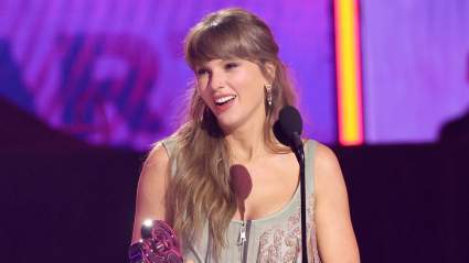 Taylor Swift Channels Bridal Style in White as Engagement Ring News Takes Off