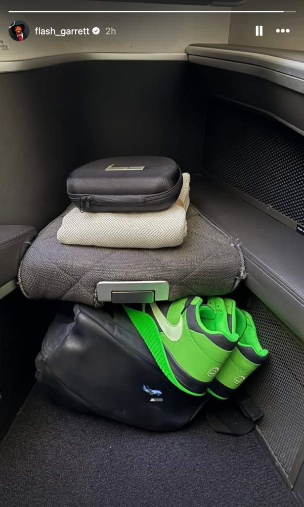 Myles Garrett shared a photo on social media after attending the Cavaliers playoff game.