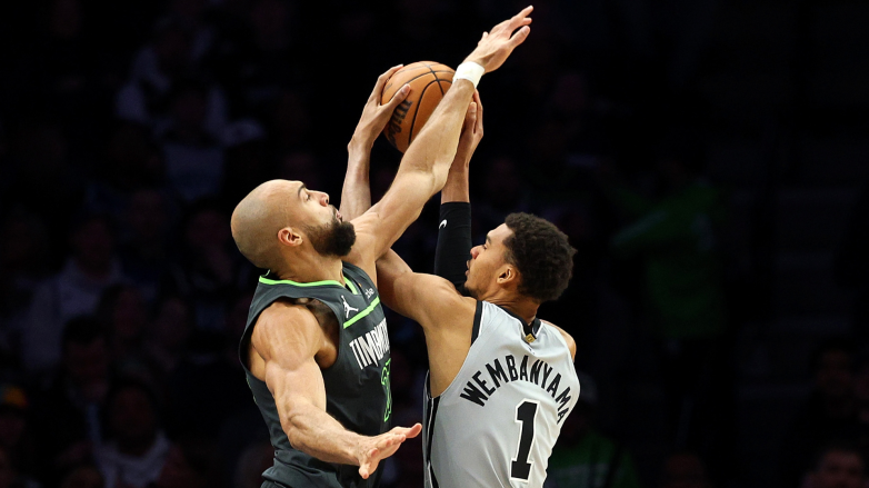 Rudy Gobert and Victor Wembanyama