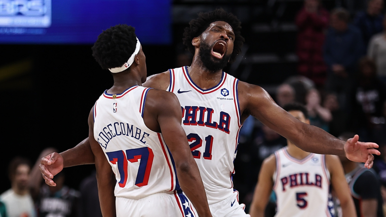 VJ Edgecombe and Joel Embiid