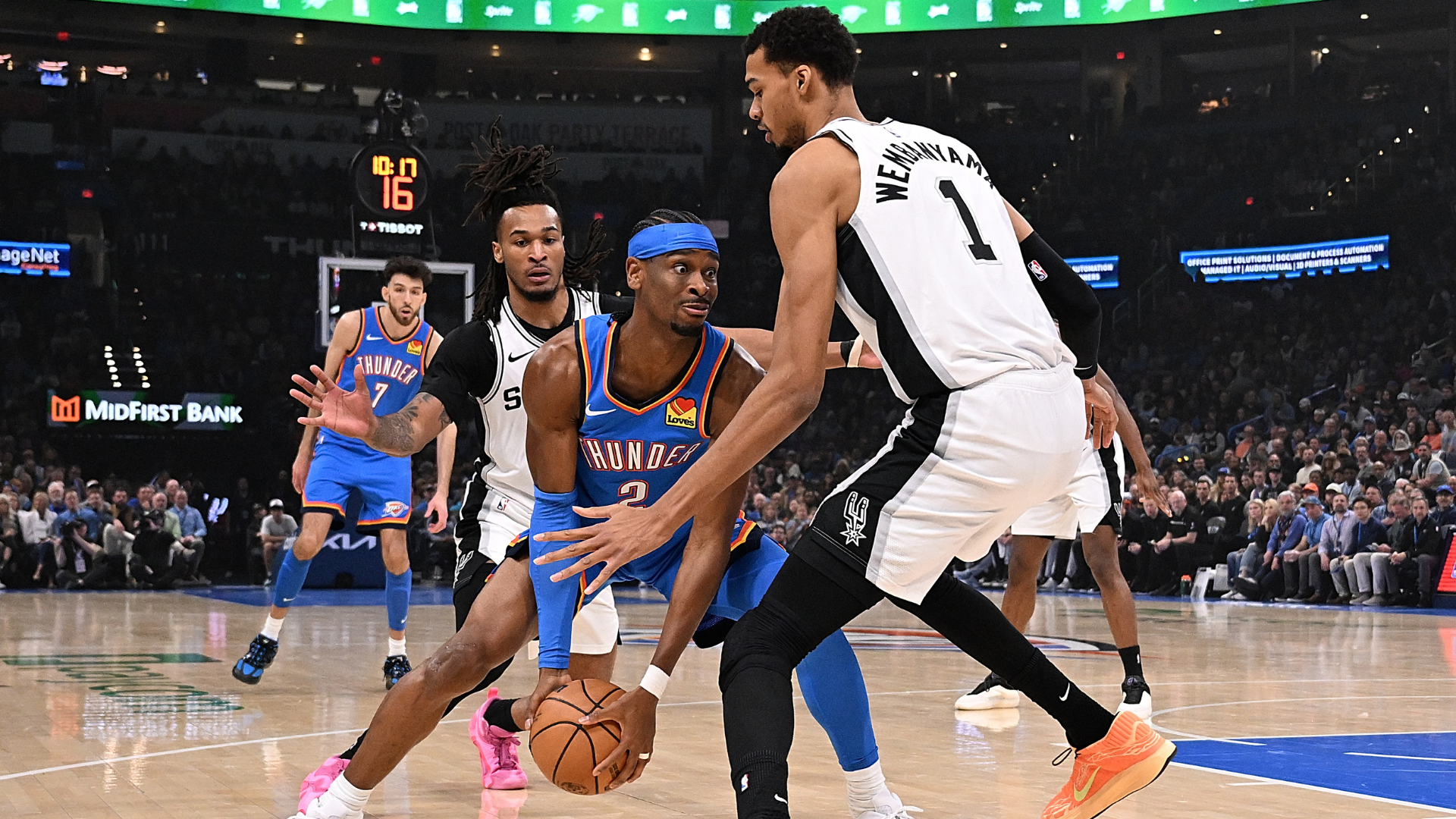 San Antonio Spurs vs Oklahoma City Thunder