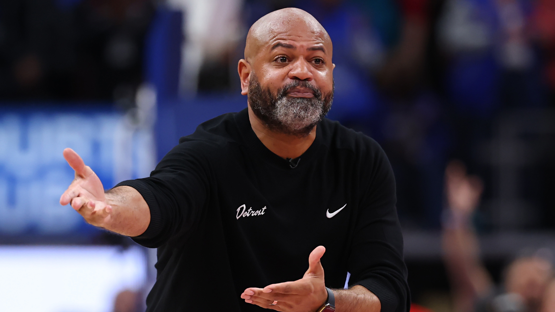 JB Bickerstaff of the Detroit Pistons