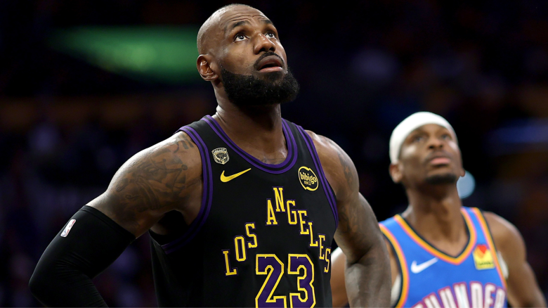 LeBron James and Shai Gilgeous-Alexander