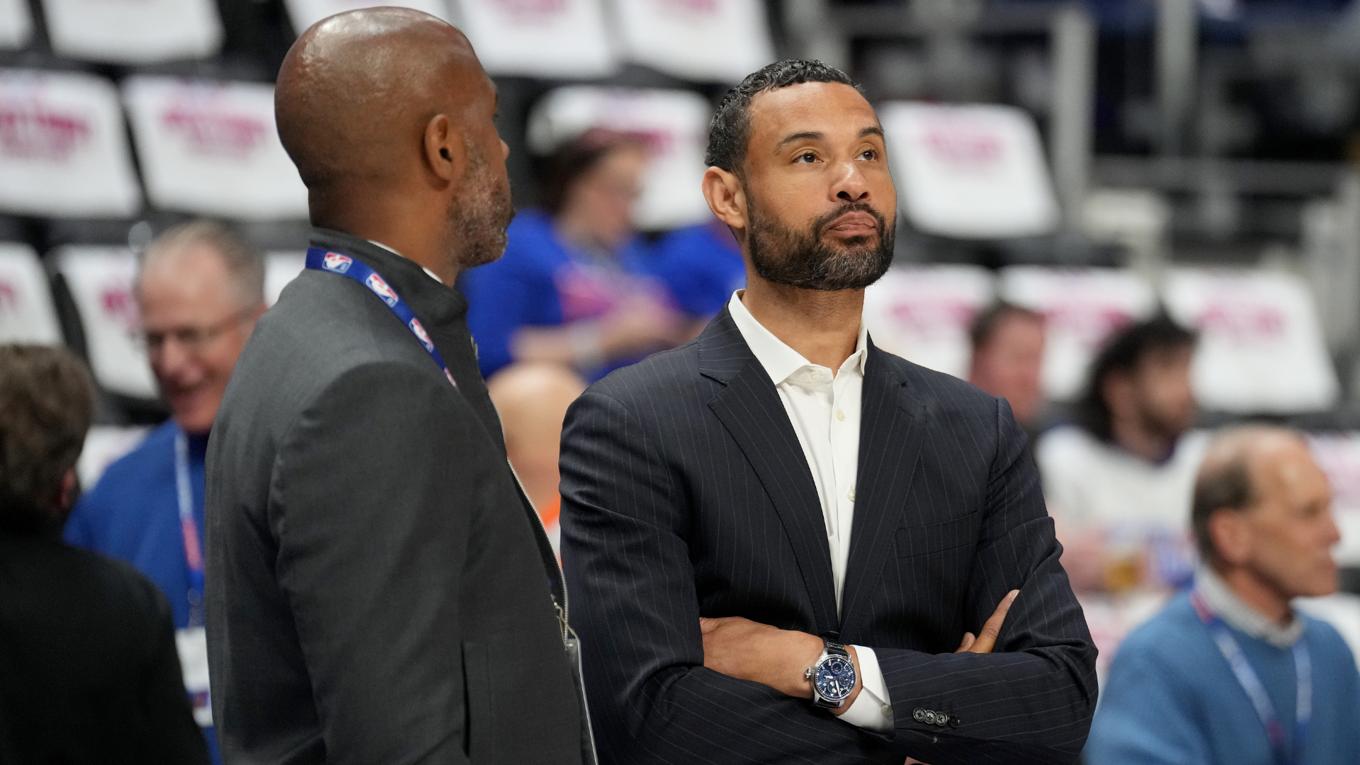 Trajan Langdon of the Detroit Pistons