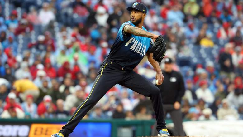 Philadelphia Phillies pitcher Cristopher Sanchez