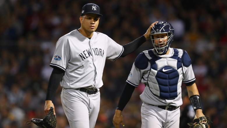 New York Yankees Dellin Betances Gary Sanchez