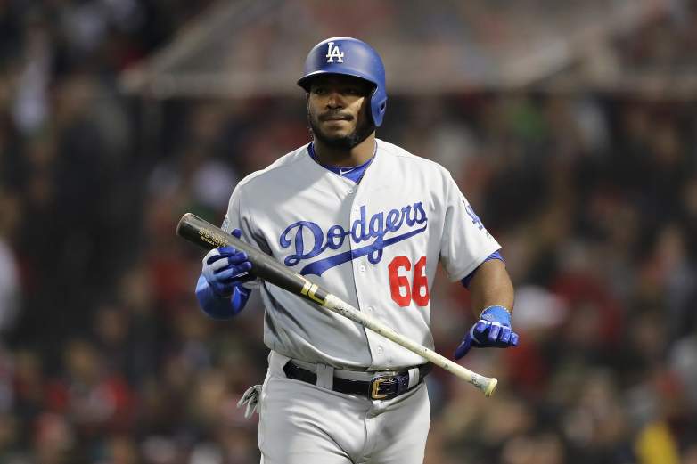 Former Los Angeles Dodgers outfielder Yasiel Puig is a facing prison time for illegal sports gambling after signing with Canadian Baseball League team.
