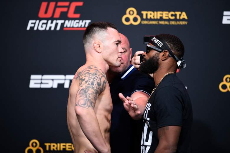 Colby Covington and Tyron Woodley