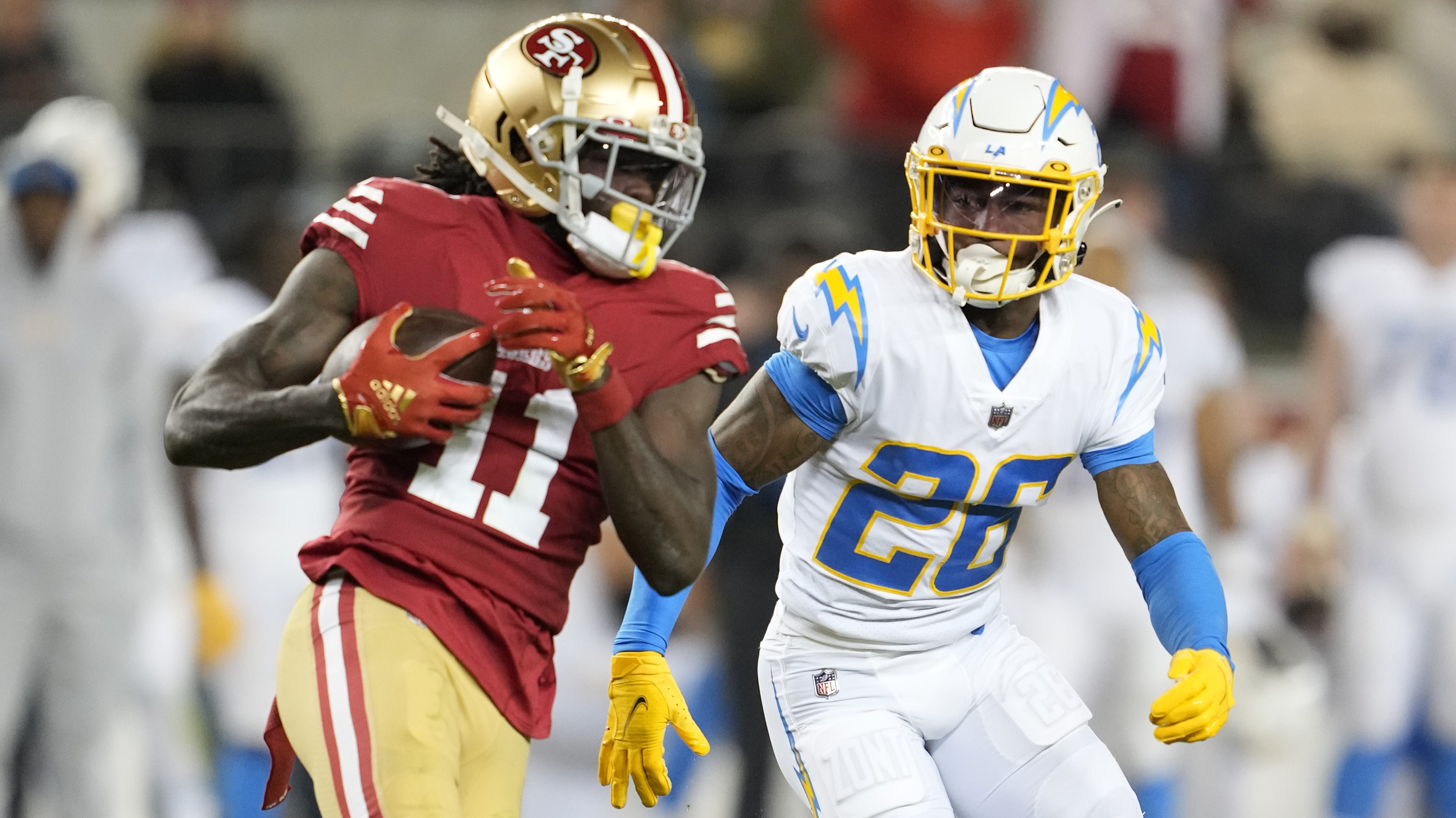 Brandon Aiyuk Los Angeles Chargers San Francisco 49ers