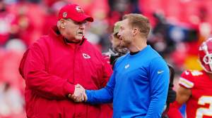 Chiefs HC Andy Reid, Rams HC Sean McVay