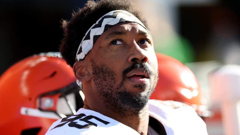 Myles Garrett #95 of the Cleveland Browns