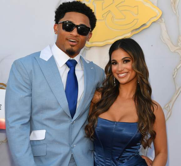 Trent McDuffie, fianc&eacute;e Gabby Esposito