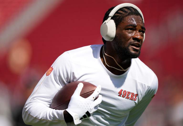 Commanders Jayden Daniels Opens Up About Brandon Aiyuk Trade At OTAs
