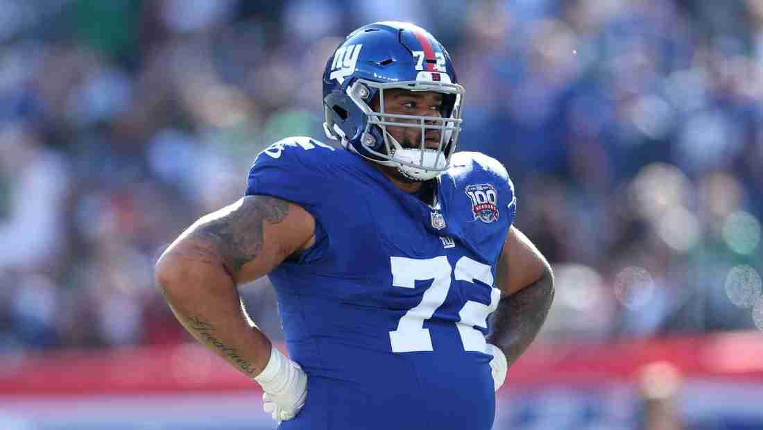 Giants Offensive Lineman Stunned by 'Overweight' Narrative