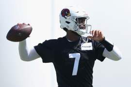 Cardinals Mike LaFleur, Michael Wilson Comment on Jacoby Brissett Missing OTAs