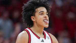 Mikel Brown Jr. #0 of the Louisville Cardinals will be a top pick in the NBA draft