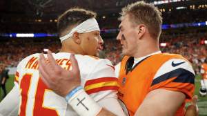 Patrick Mahomes and Bo Nix