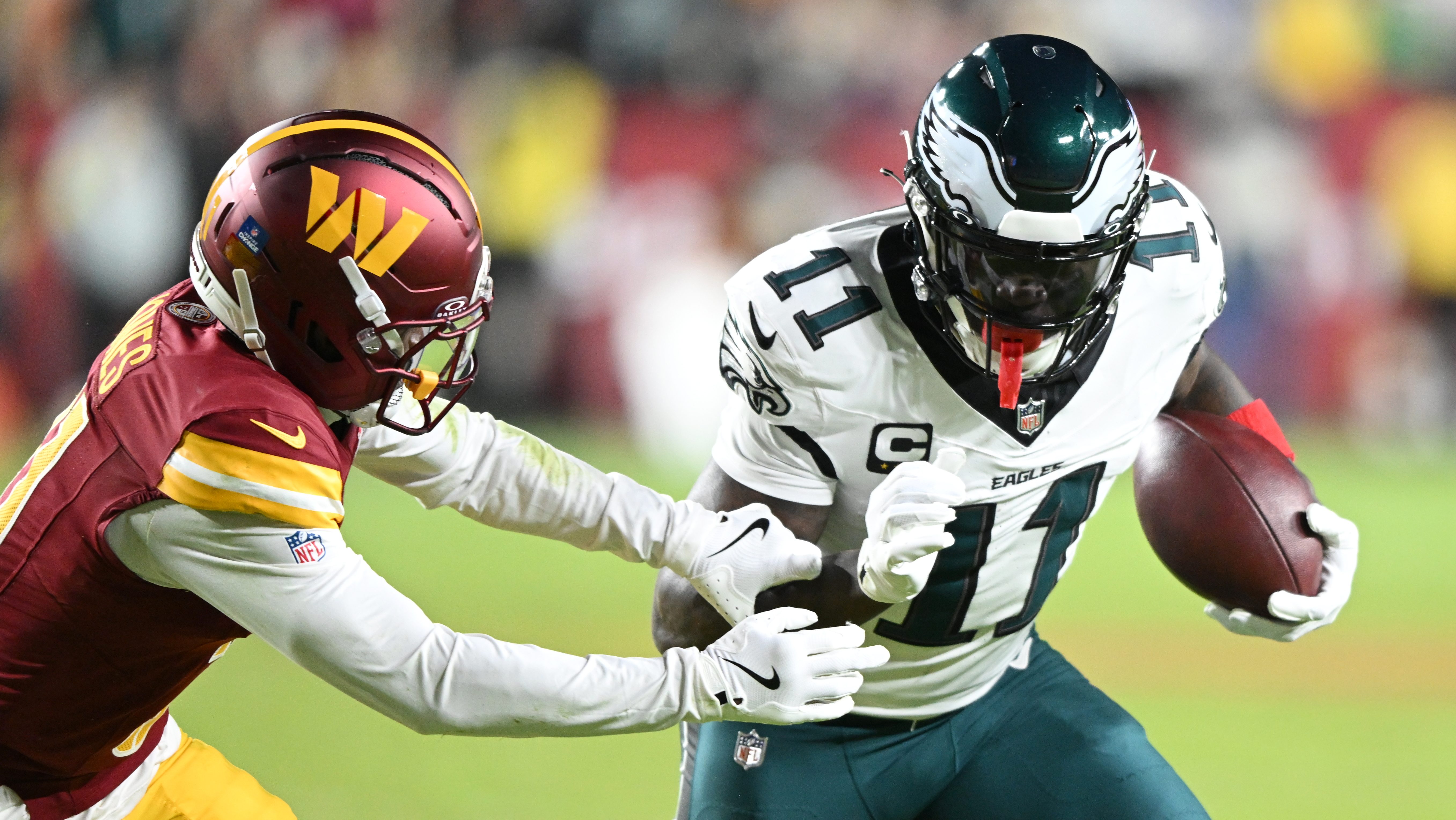 The Chiefs might be interested in trading for Eagles WR A.J. Brown.