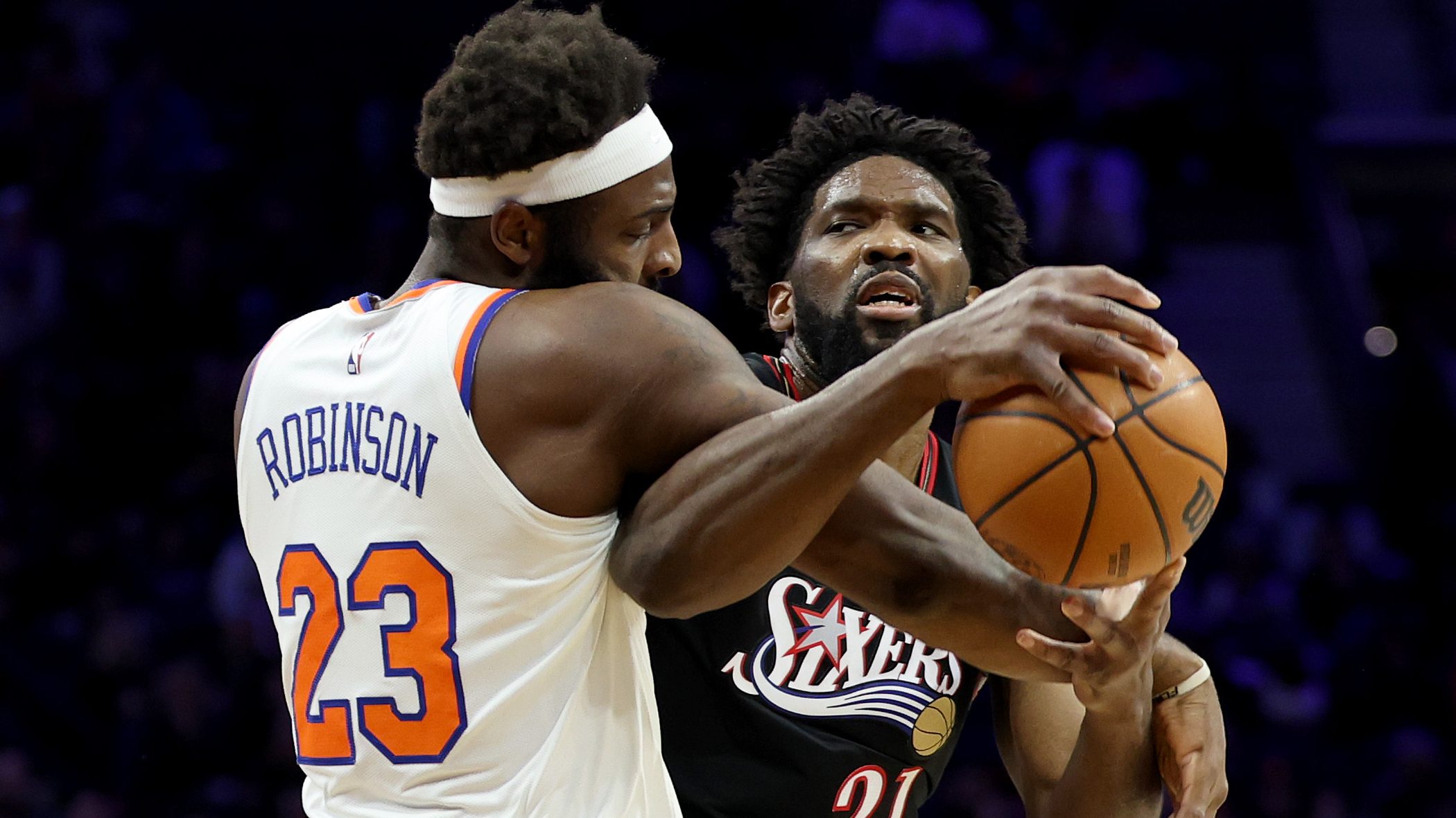 Knicks' Mitchell Robinson Has a Surprising Take on Joel Embiid Dirty Player Question