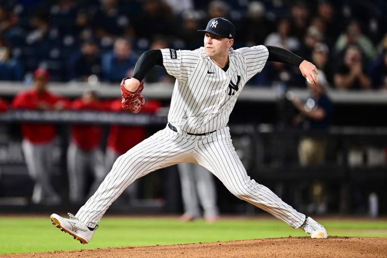 New York Yankees pitcher Ryan Weathers scratched from start against Texas Rangers.