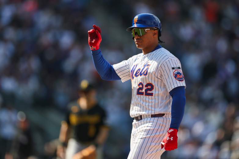 New York Mets outfielder Juan Soto comments about personal struggles at the plate.