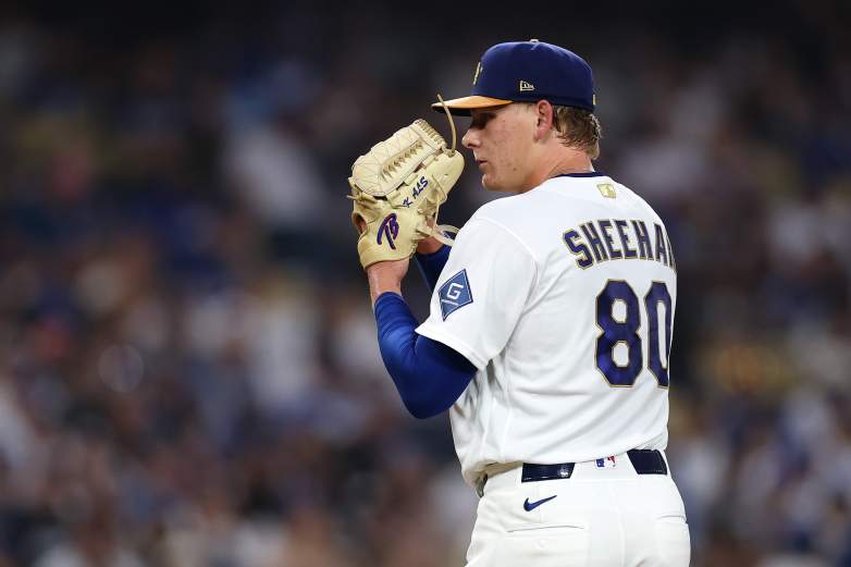 Los Angeles Dodgers pitcher Emmet Sheehan.