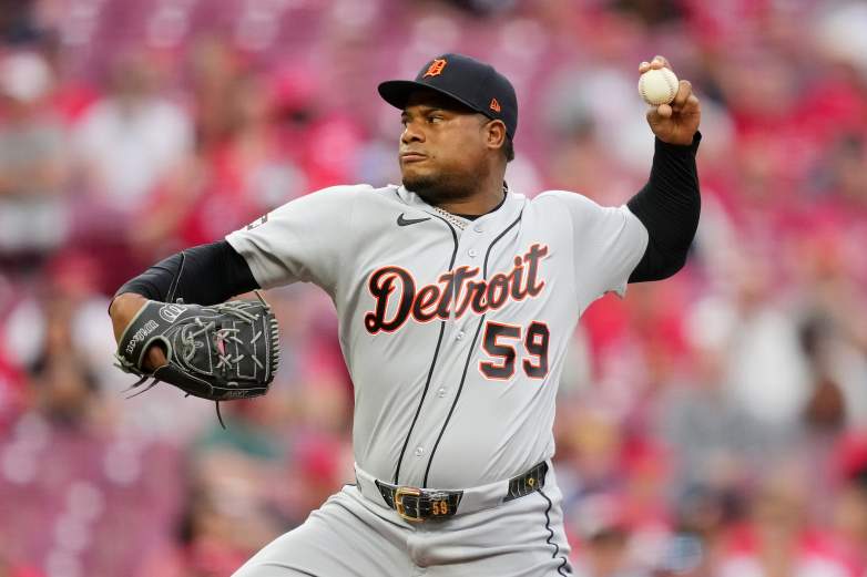 Detroit Tigers pitcher Framber Valdez