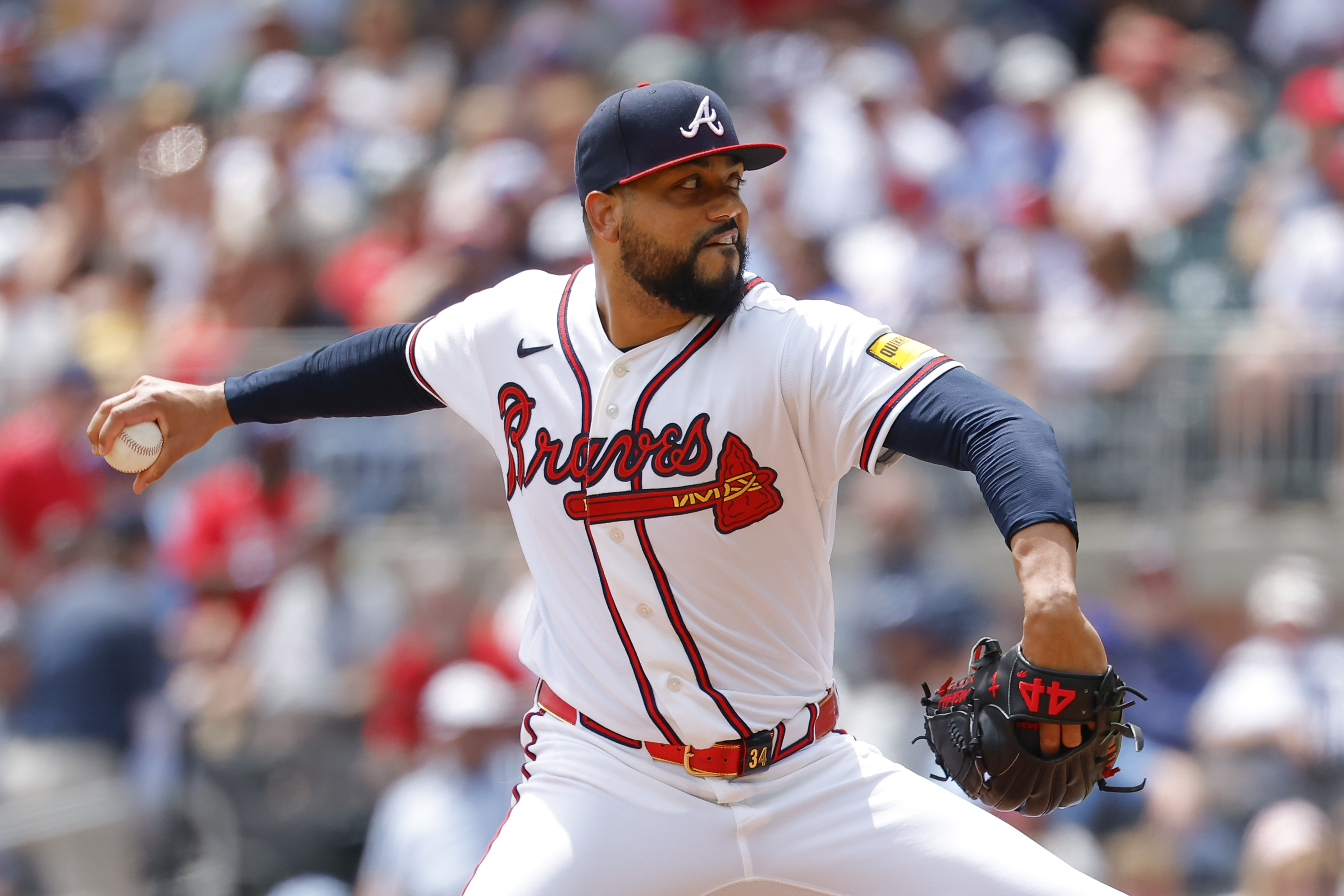 Joel Payamps of the Atlanta Braves